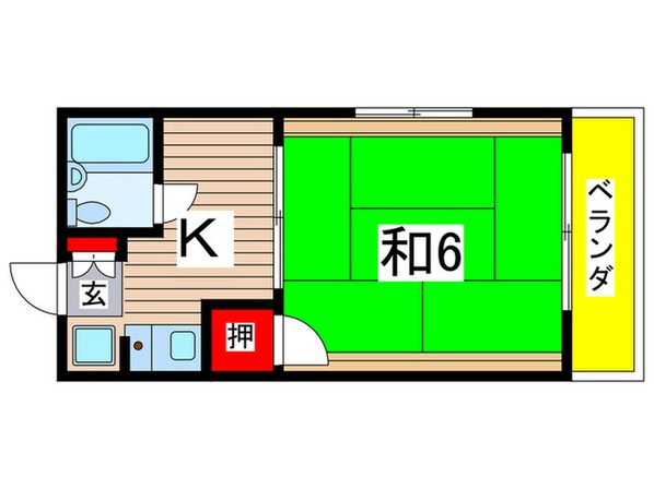 天神コ－ポの物件間取画像